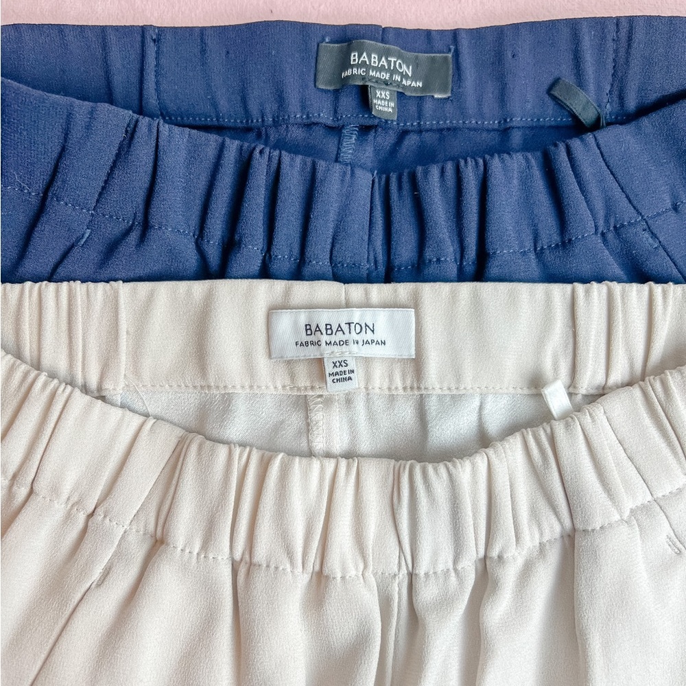 2 pairs of XXS - Babaton Dexter Linen Pants